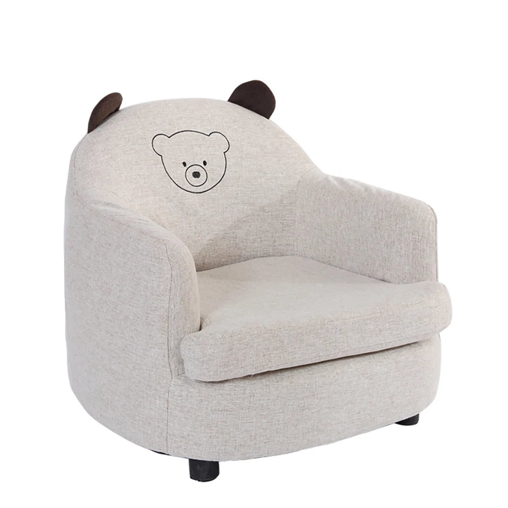 Single sofa for kid child baby mini bed chair seat soft sit with cute cover couch furniture seater toy set
