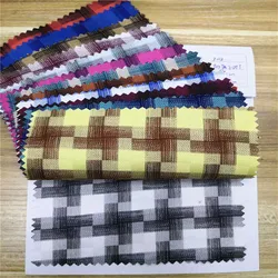 High quality check fabric tr suiting fabric used suits for men