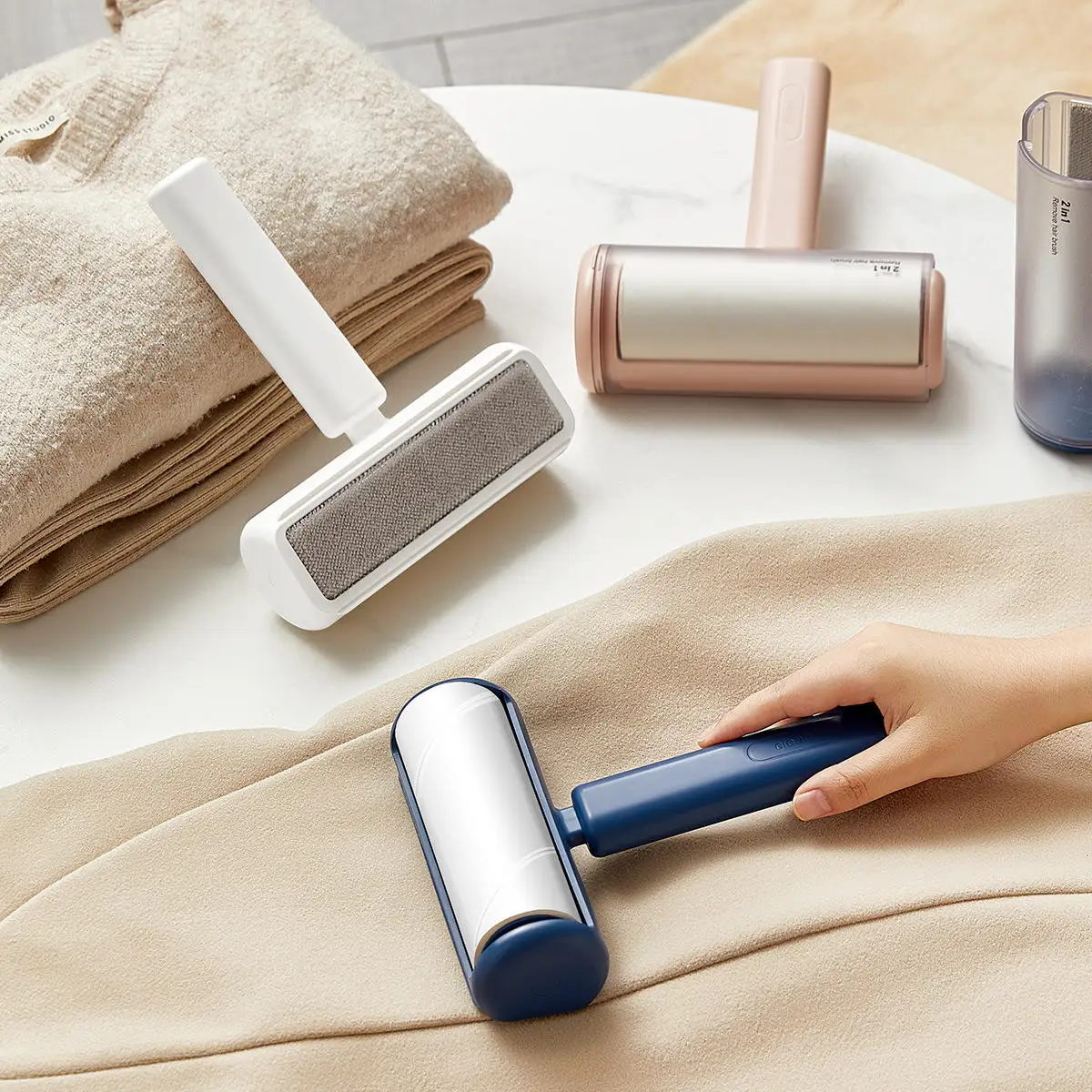 Wholesale Custom Cycling Lint And Pet Reusable Hair Let Remover Roller Collect Stick Brush Cleaner Pet Dog Hair Remover Roller