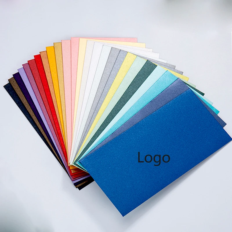 Customized Mini Envelopes Solid Colors Kraft Invitation Envelopes for Personalize Gift Cards Wedding Invitation