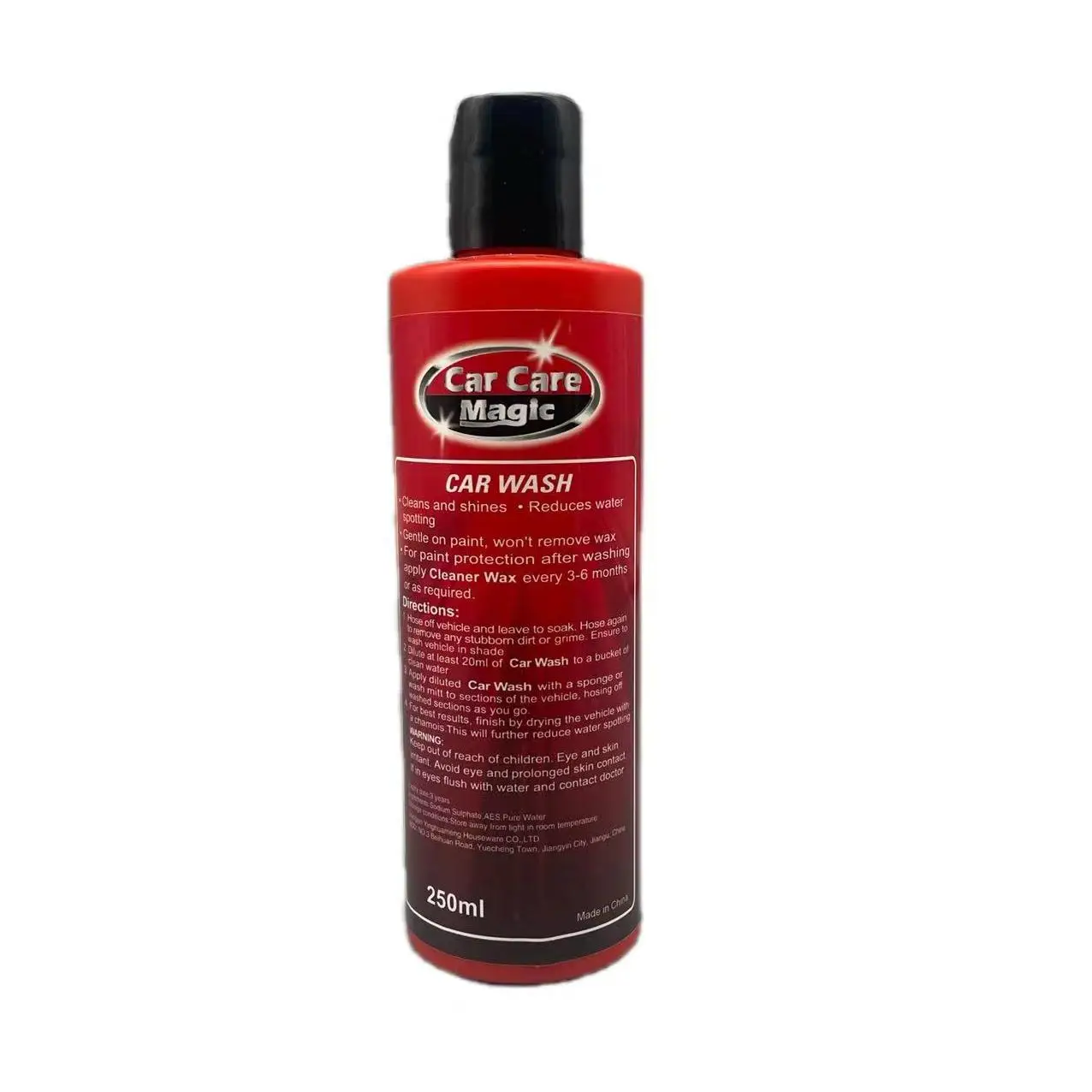 High foam powerful decontamination and removal of stains on the surface of car paint