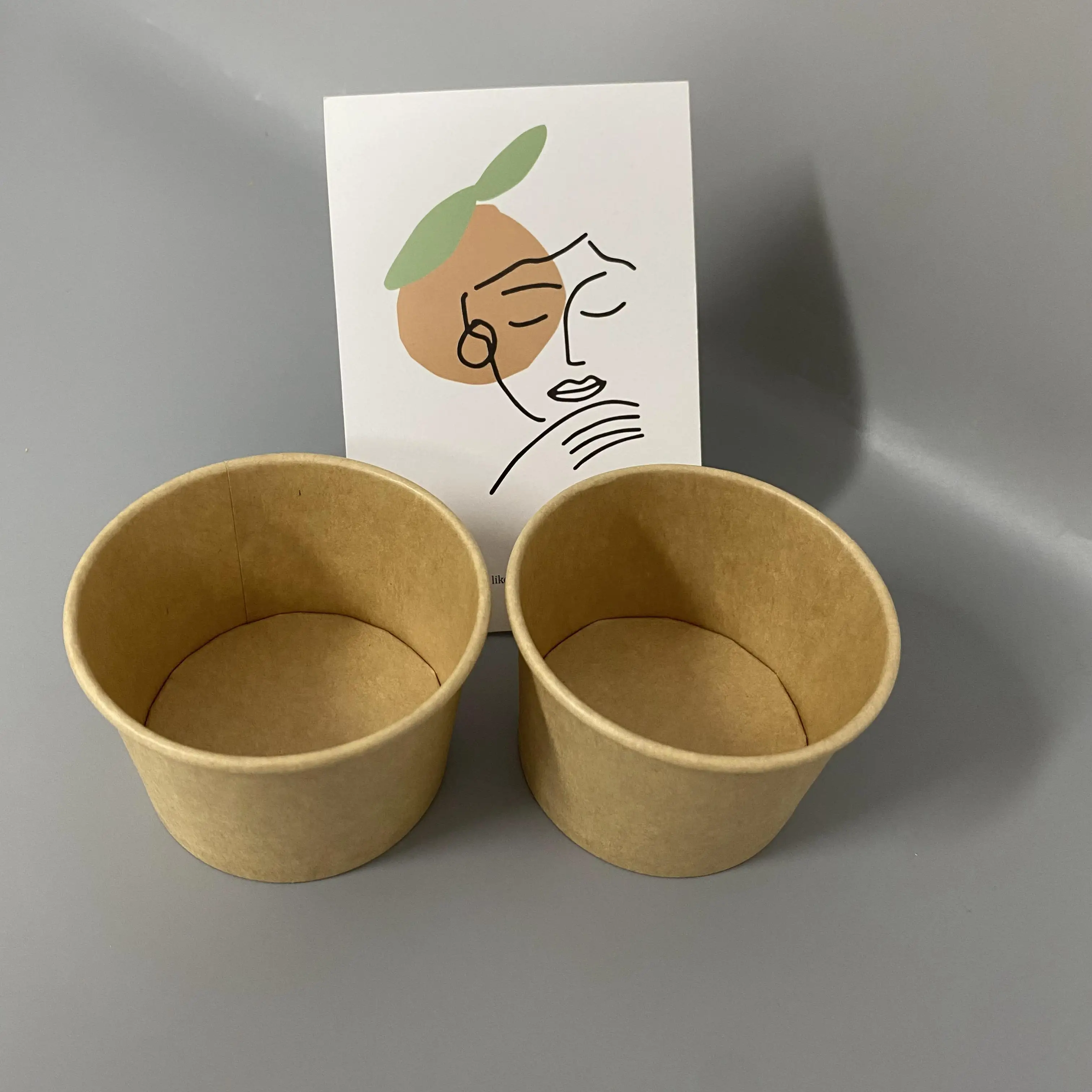 High Quality Ice Cream Cups Wholesale Customized Paper Cup Frozen Ice Cream Cup Food & Beverage Packaging,ice Cream Packaging