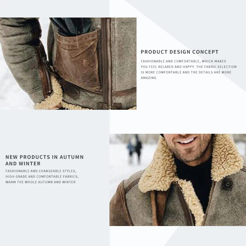 Новая модная зимняя мужская куртка Бомбер пилот ВВС теплый мужской меховой воротник армейская тактическая флисовая однотонная для мужчин