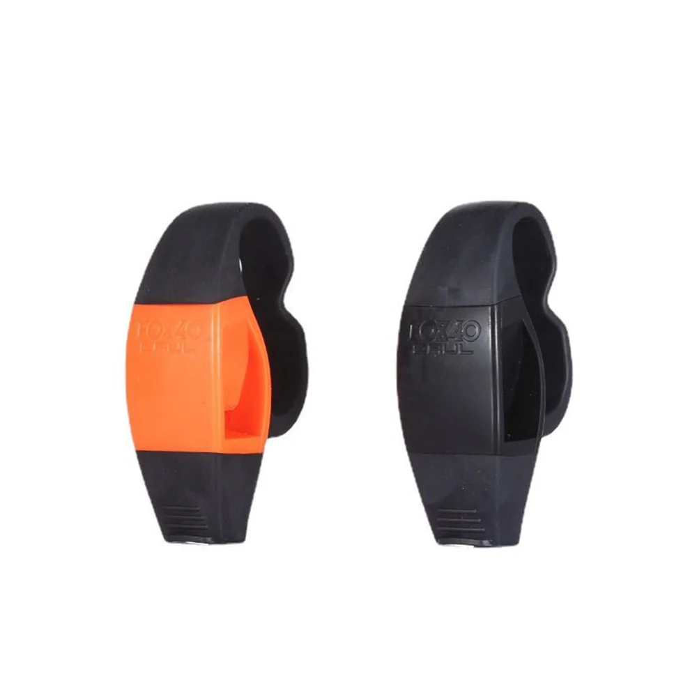 ABS Finger Grip Referee Whistles Football Basketball Sports Survival Big Sound Whistle Sports Accessories Wholesale