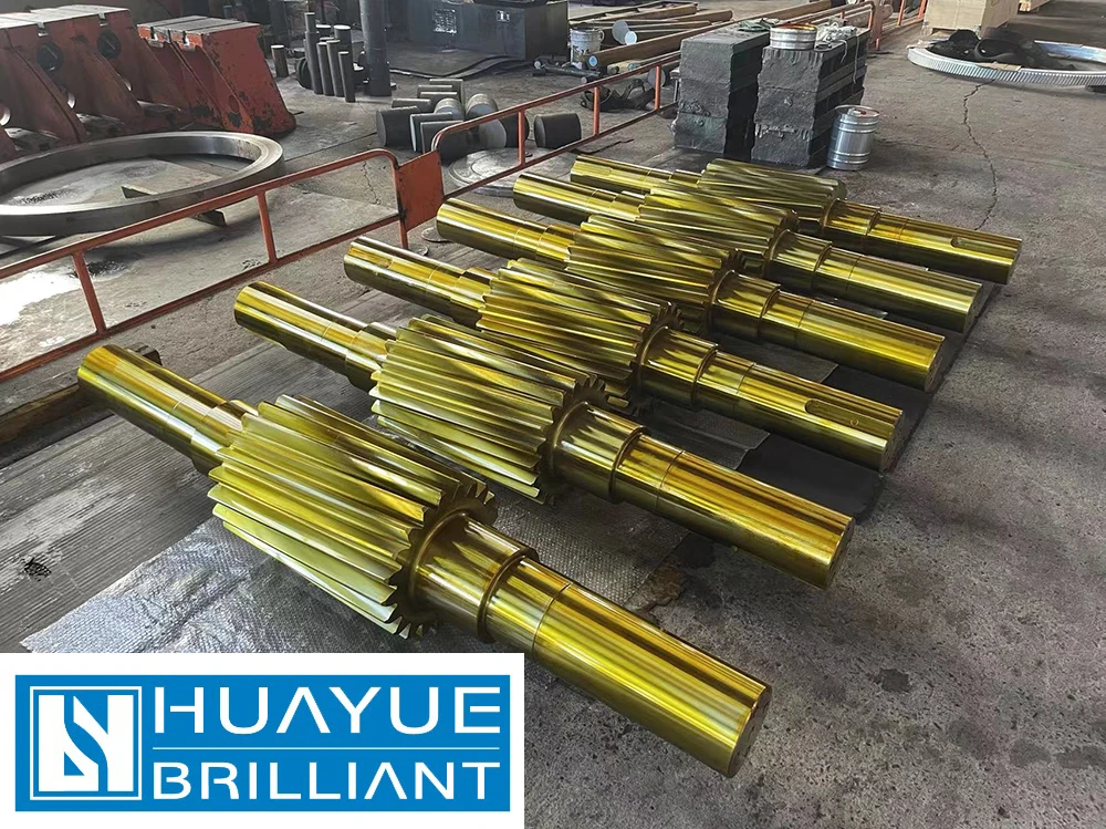 High quality grinding ball mill part durable ball mill pinion shaft