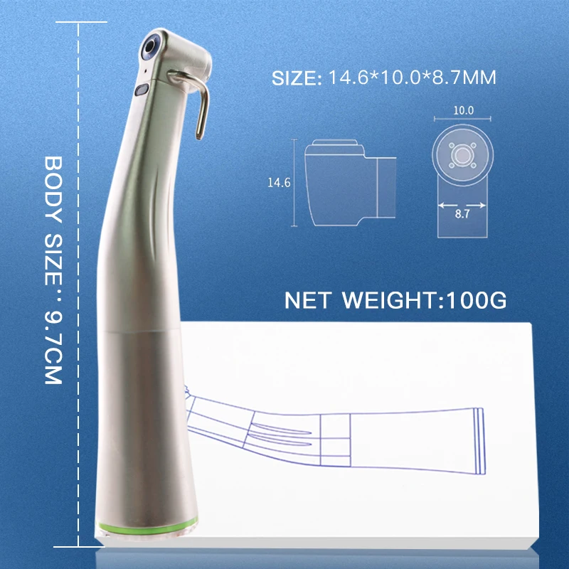 Foshan Best Seller Low Speed Contra Angle Green 20: 1 Ti-Max Sg20L Surgical Implant Handpieces LED Optical Dental Equipment