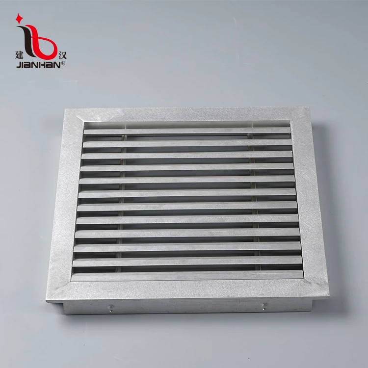 Decoration Square Air Vent Grille Waterproof Aluminium Ventilation Grilles Vent Tuyere Louver Grill