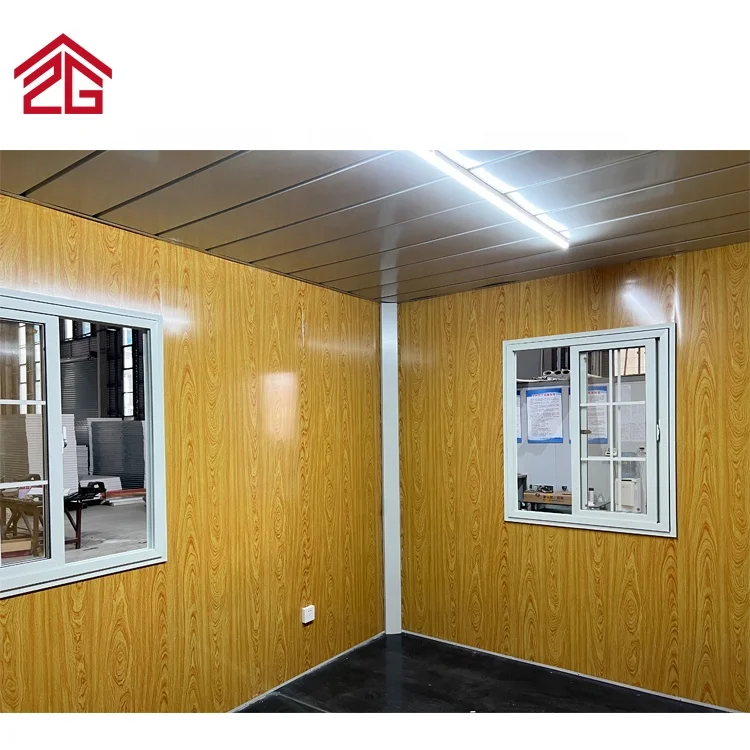 Modern Wooden Color Expandable Prefab Modular Container House Allstar Container Houses Container Houses with Pool in China
