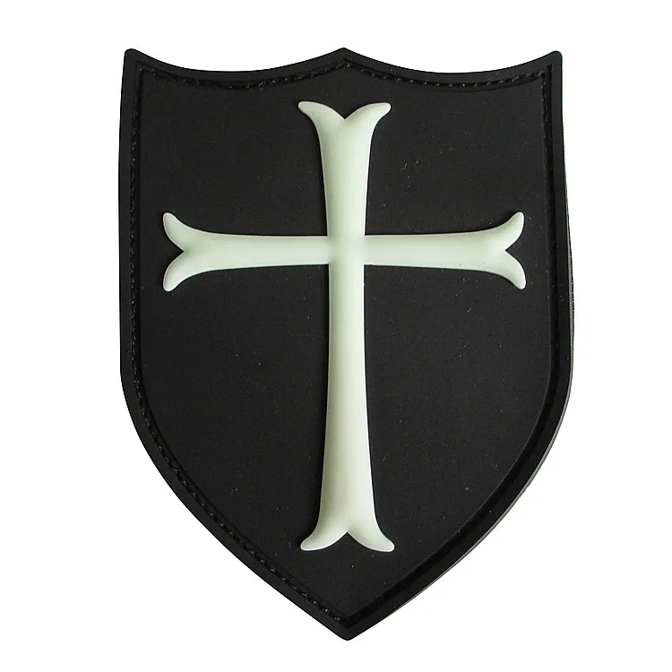 
Cheap price Custom clothes decoration military soft PVC raised engraved patch 