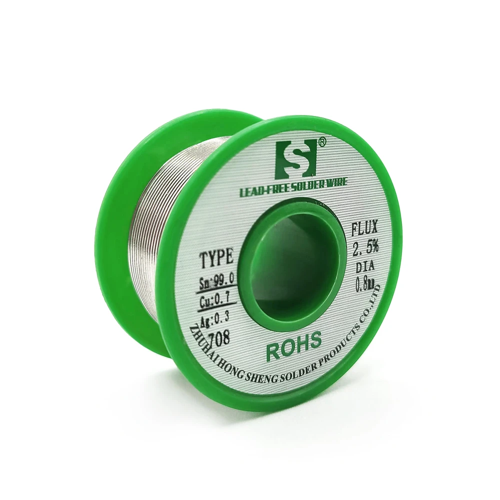 500 г 1 0 мм Sn99 Ag0.3 Cu0.7 Sac0307 бессвинцовый припой Hongsheng Rohs