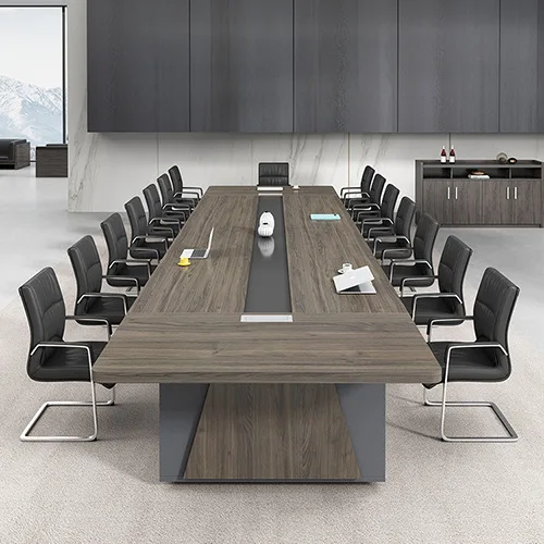 Large round corner plate rectangular conference long table conference desk company conference room office furniture
