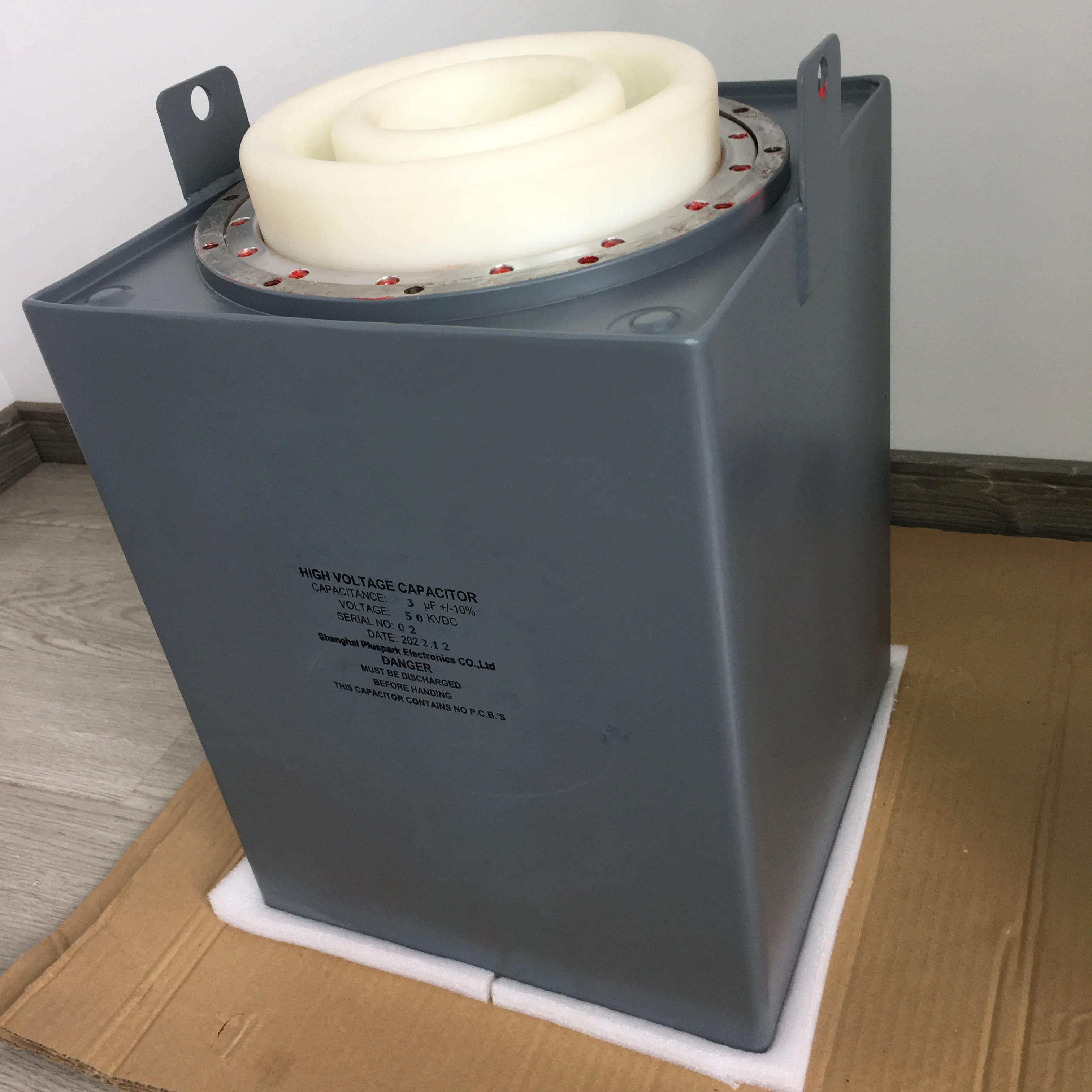 50kV 3uF (50000V 3MFD)energy storage pulse capacitor, Pulse discharge capacitor 3MKF high current,Marx Generator capacitor