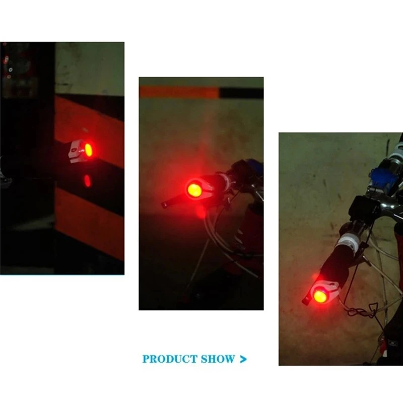 LED Riding Light Wireless Night bicycle Light With Switch For rechargeable bik Like Riding 2*CR1130 Battery bike handle light