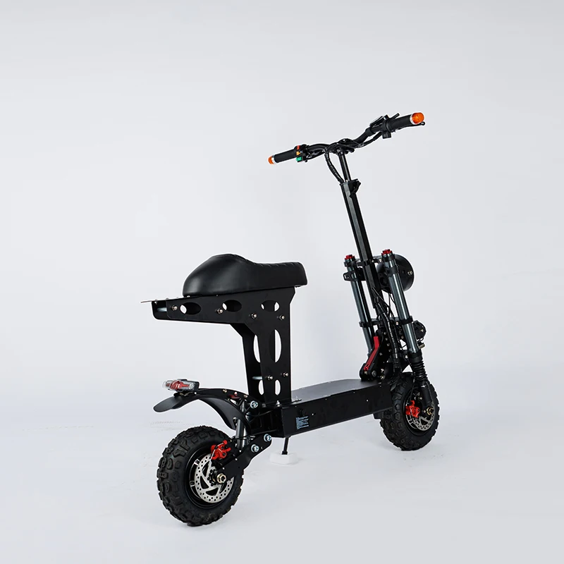 Dual Drive 5600W Off-Road Electric Folding Scooter with 60V20AH Endurance Battery Bluetooth Smart Type Two Wheels