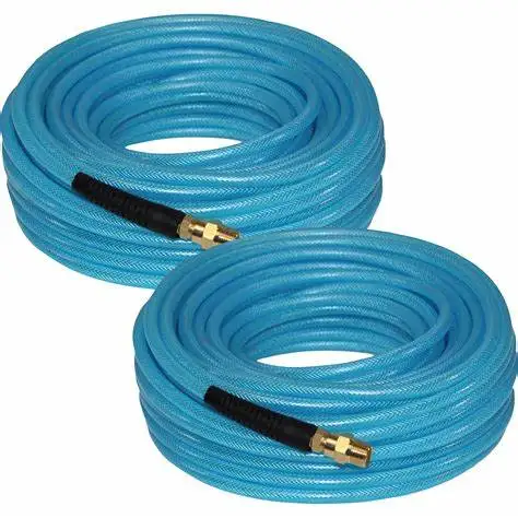 Agriculture flexible PVC braided reinforced spray water fire air pipe high pressure Plastic spray hose 1/4 5/8 inch