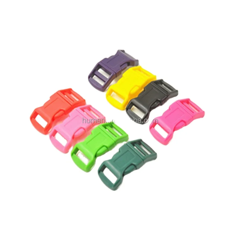 Factory Direct Sale High End 1/2',5/8',3/4',1' Colored Plastic Belt Buckles Quick Release Buckle Handbag