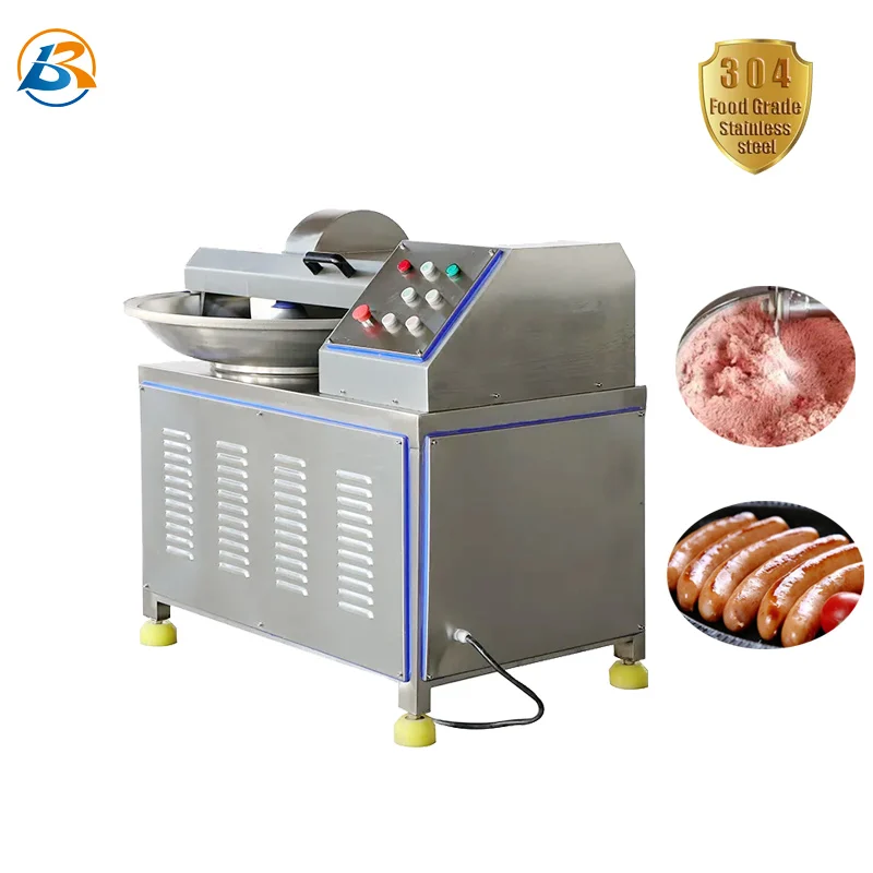 20L 40L 125L 60Kg Capacity Commercial Industry Sausage Chopper Machine Food Cut Chop Meat Bowl Cutter
