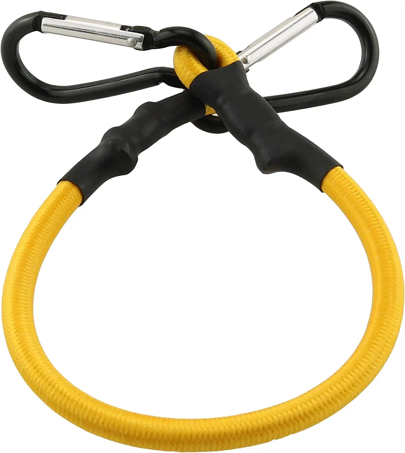 High Quality Gym equipment Heavy Duty Manufacture Elastic Bungee Cord With Carabiner Hook Tie Down  for wholesale hot selling