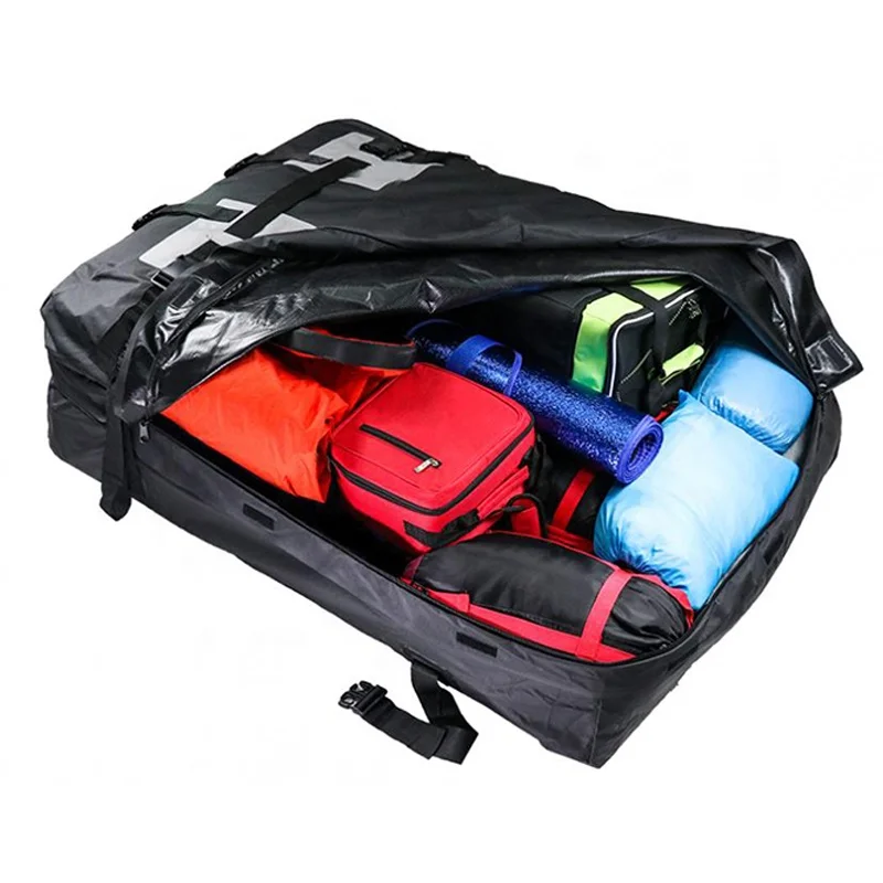 
High Quality New Arrival Durable Traveling Waterproof PVC Vehicles Car Roof top Cargo Luggage Storage Carrier Bag. 