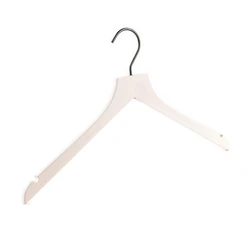 Accessed Lanhome High Quality Brand custom wooden coat hanger with hooks
