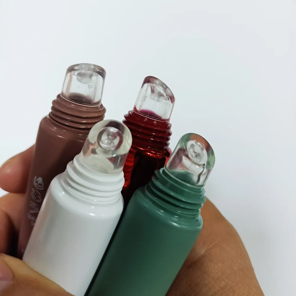 15ML 10ML 20ML High Quality Silicone Head Squeeze Lip Gloss Tube Custom Color Custom Design Hand Cream Eye Cream Tube