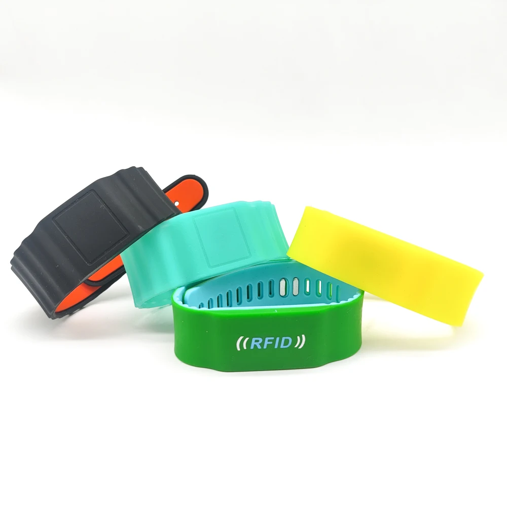 Customized 125KHz Waterproof Silicone Distributed Gel RFID bracelet tag silicone Dispenser RFID wristband silicone wristband