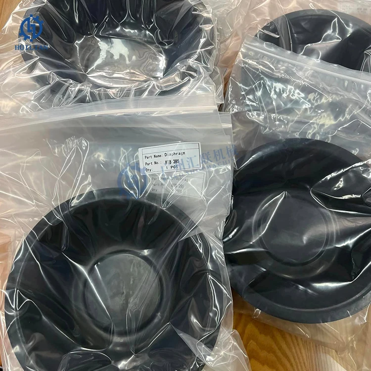 Hydraulic Hammer Membrane Parts HM1500 HM1800 HM2000 HM2100 HM2300 HM2500 HM2600 HM3000 HM4000 Rock Breaker Rubber Diaphragm