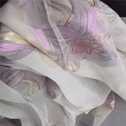 Source Factory Wholesale Metal Wire Pure Silk Mulberry China Chiffon Fabric