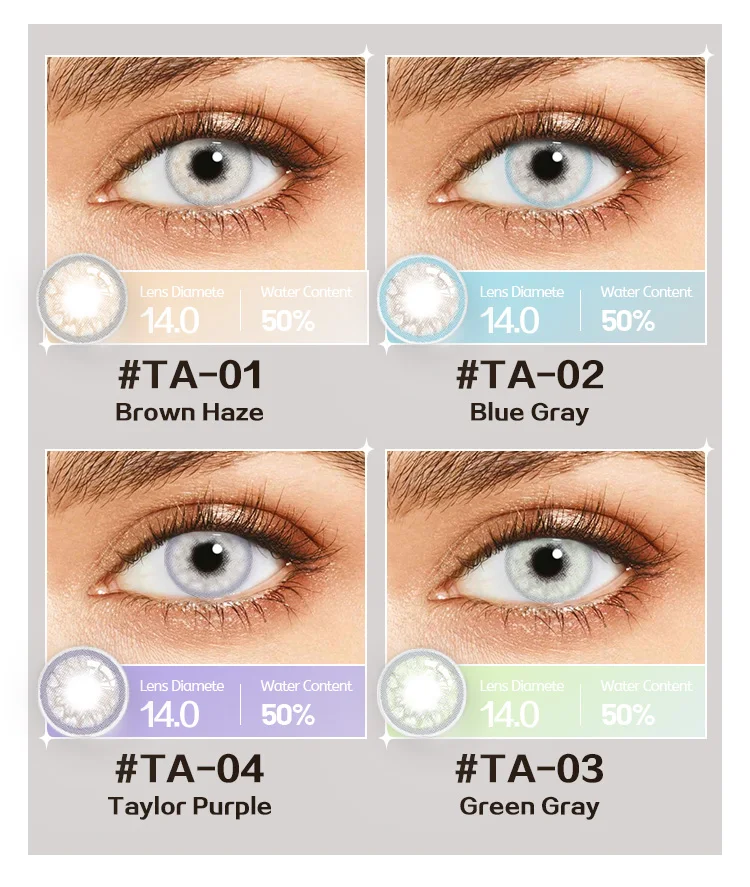 Diverse Beauty korean natural colored contact lenses contact lenses circle prescription soft eye contact lenses