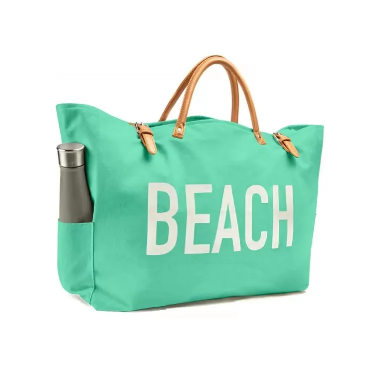 Large Canvas Tote Customized Beach Tote Bag