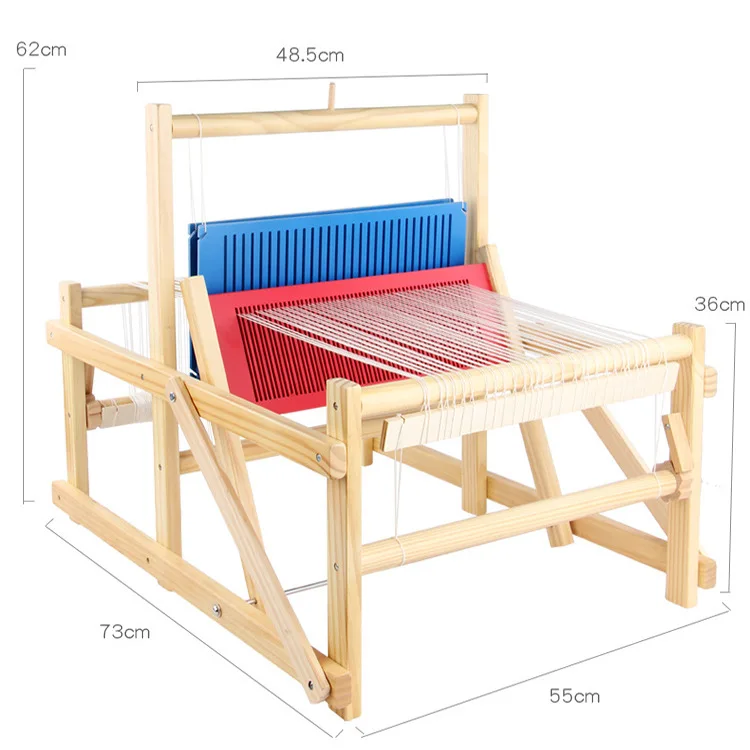 New Creative Mini Wooden Weaving Machine Handmade Knitting Loom Wooden Weaving Knitting Loom Toy