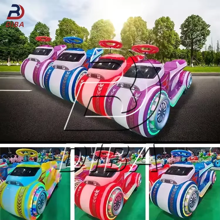Wholesale Illuminated Outdoor Bumper Cars Electrical Battery Motorbike Car 12 V Kids  Battery Bumper Car For Adults