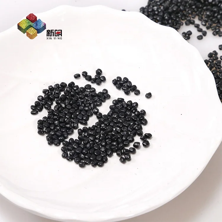 Black masterbatch corrugated pipe plate Black masterbatch blown film injection molding color masterbatch