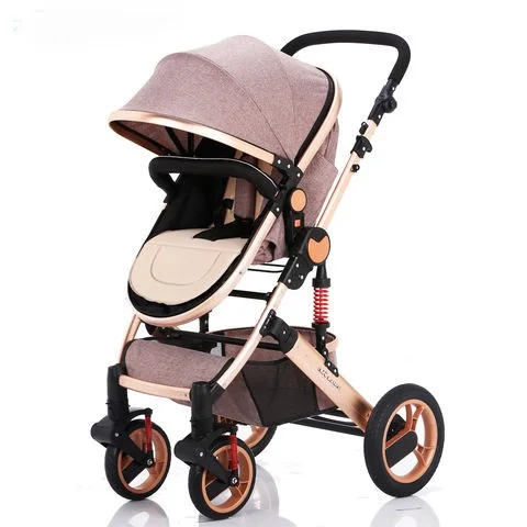 Детская складная коляска Shiguang Lover Oem 300D, большая льняная корзина для хранения, коляска bebek arabasi, детская коляска