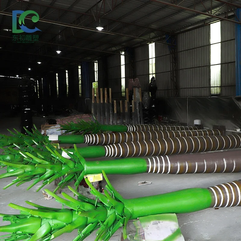 Professional factory make artificial coconut palm tree large outdoor artificial evergreen trees