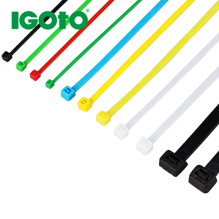 380mm 100mm 200mm 250mm 300mm 350mm 400mm OEM Manufacturer Nylon 66 Plastic UV Resistant Zip Cable Ties Self-locking Cable Tie