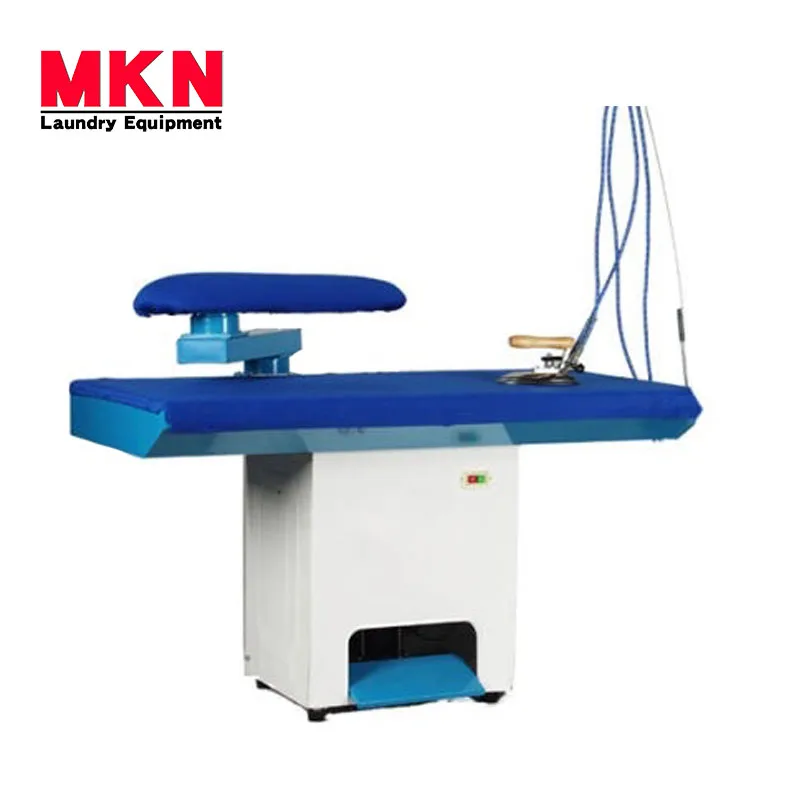 MKN Factory Good Price Laundry Business Industrial Laundry Ironing Table With Steam Generator Machine
