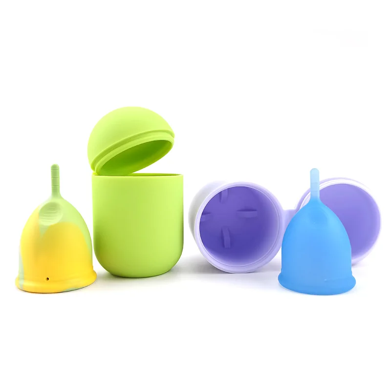 Bulk Wholesale Personalized Reusable Medical Menstrual Period Woman Silicone Menstrual Cup