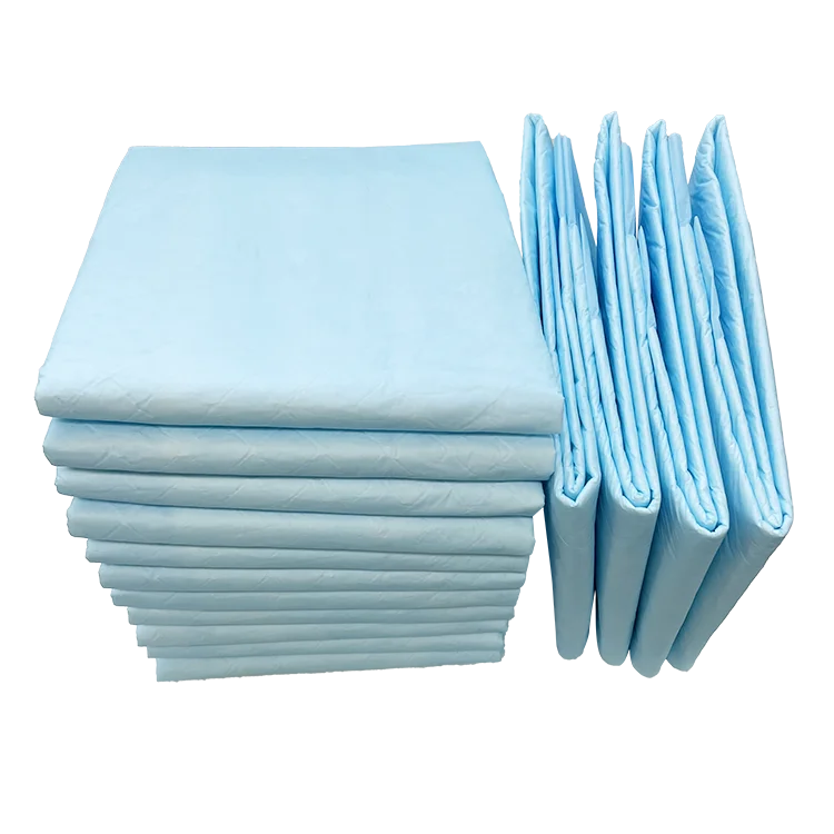 
Wholesale blue large size maternity disposable urine incontinence bed underpad 