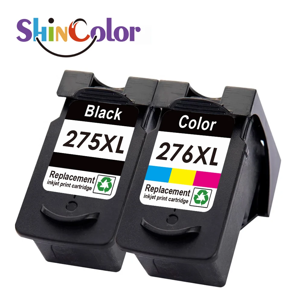 ShinColor PG275 CL276 PG 275 CL 276 275XL 276XL Восстановленный картридж для струйных чернил принтера Canon PIXMA TS3520 TR4720