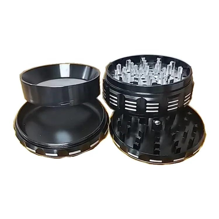 2022 новое поступление черные 100 мм 4 дюйма алюминиевый жернов для трав