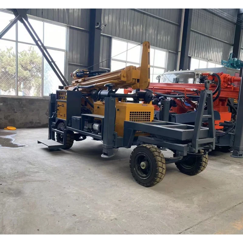 Trailer Mounted Water Well Drilling Rig Well Drilling Machine For Residential In Africa Market