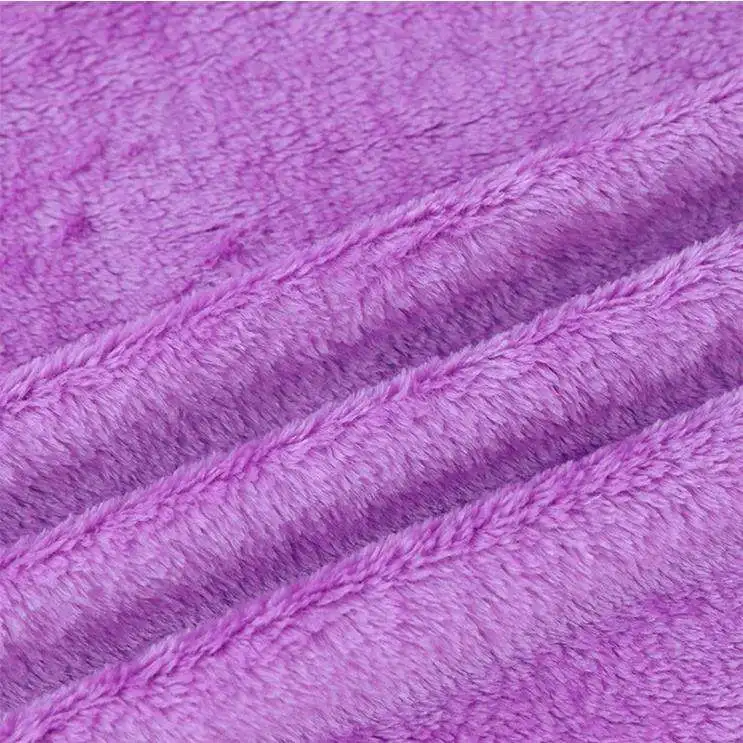 Custom multi-colors design soft plush coral velvet fleece fabric for upholstery and garment
