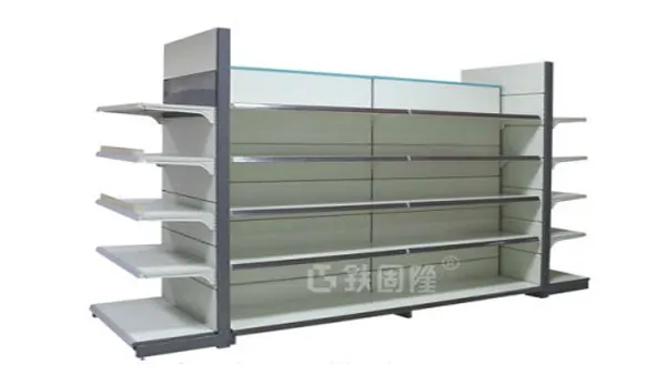 Miniso Wood Supermarket Shelves Display Retail Display Stand Hot Sale Dollar Stationary Convenience Store Shelving Wall Steel
