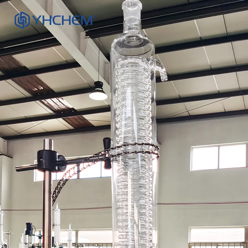 10L50L100L 200L Glass Reactor Chemical Reaction Vessel Single Layer Glass Reactor