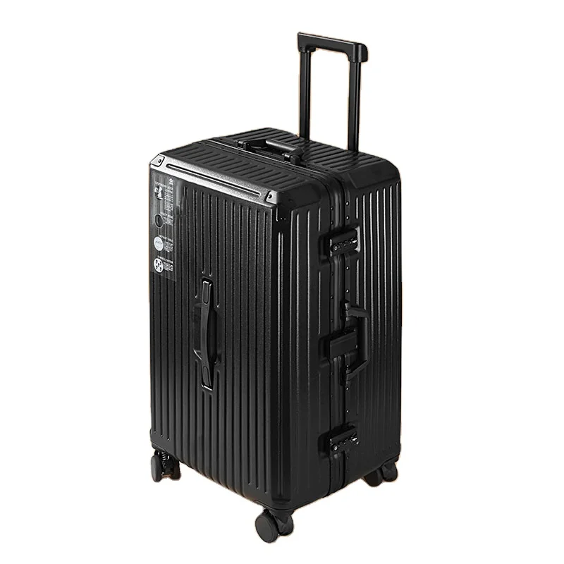 2024 New Design Travel Carry On Luggage suitcase Silent Spinner Wheels Scratch Resistant Texture Lightweight PC TSA Lock Large