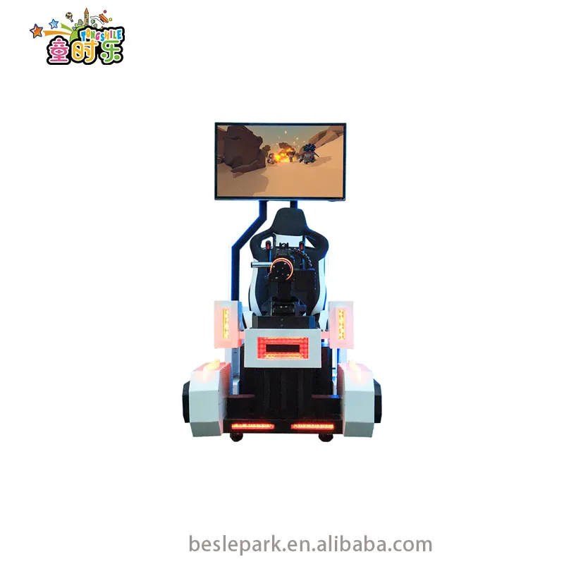 Besirui VR Shooting Gatling 9D Virtual Reality Arcade Game Machine Level Break Adventure Fun VR Shooting Simulator