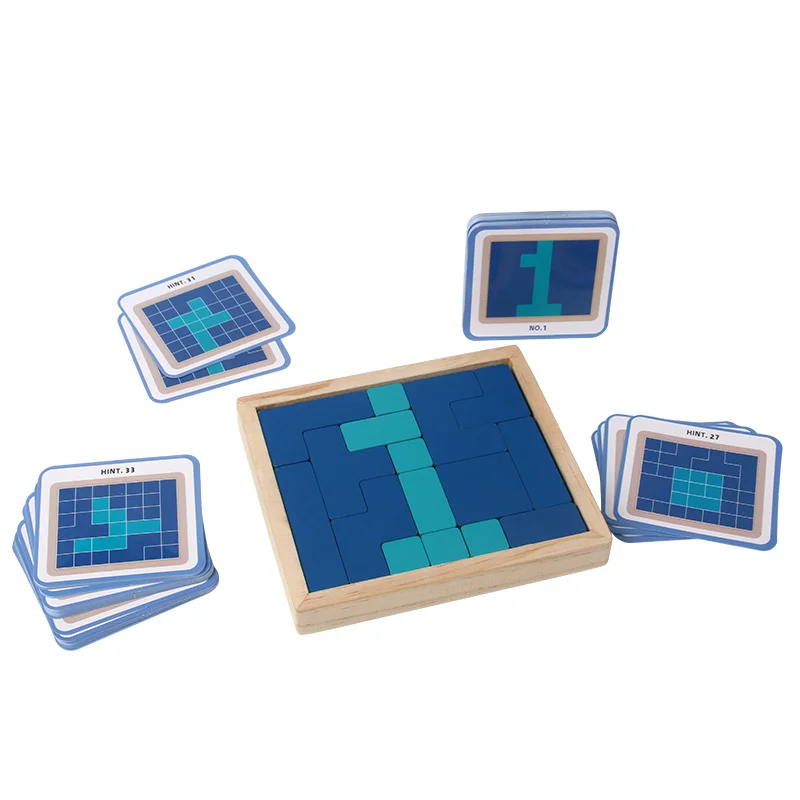 2024 Hot Sell Kid Kindergarten Montessori Educational Wooden Number Puzzle Game Shape Matching Building Block Board Children Toy