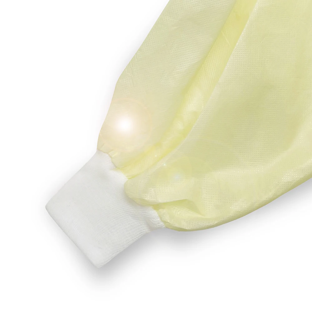 Hot Sale Factory Wholesale Non Woven Water Proof Disposable Aami Standard Level 1 Gown For Adult