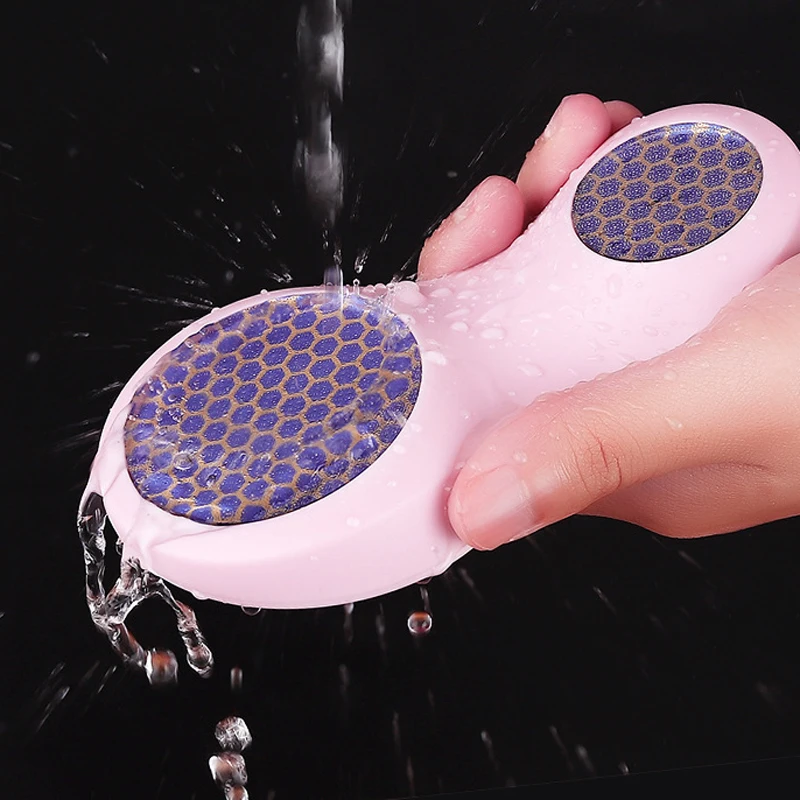 Двухсторонняя доска для протирания ног с новым стеклом ухода за ногами шлифовальный камень удаления омертвевшей кожи и